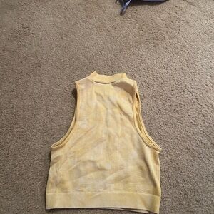American Eagle Outfitters Yellow Sleeveless Top